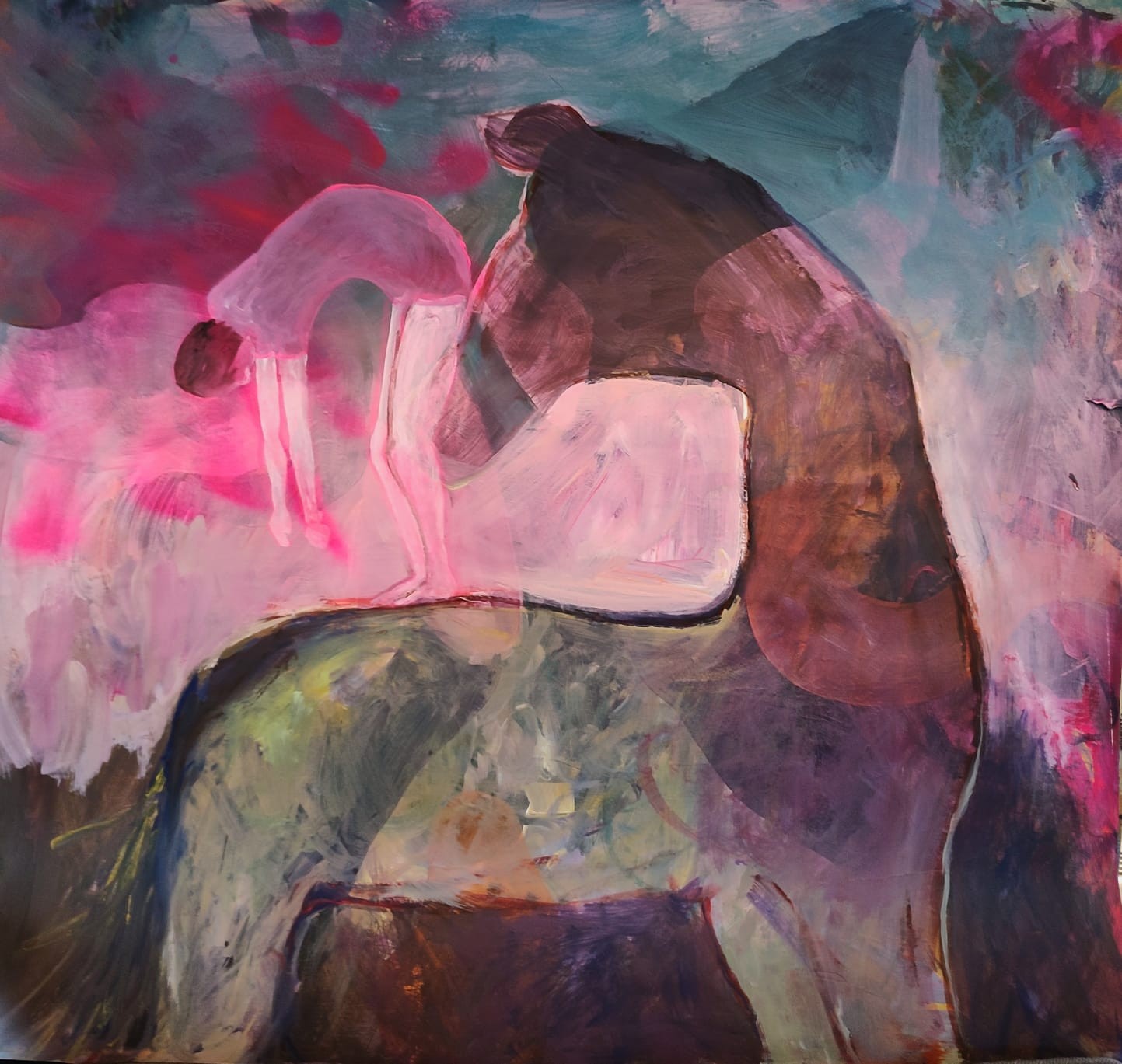 Fragile Balance — original painting by Elke Distelrath
