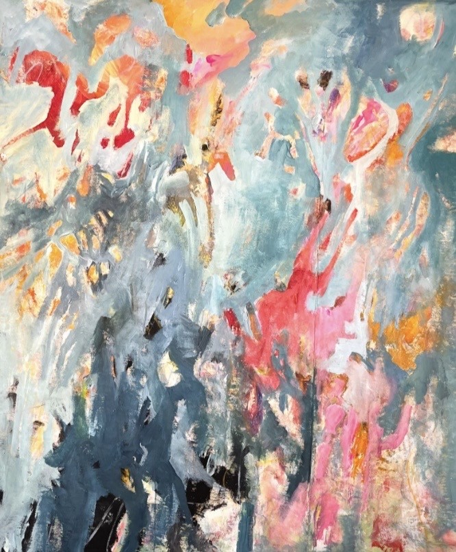 Fractured Radiance — original painting by Elke Distelrath
